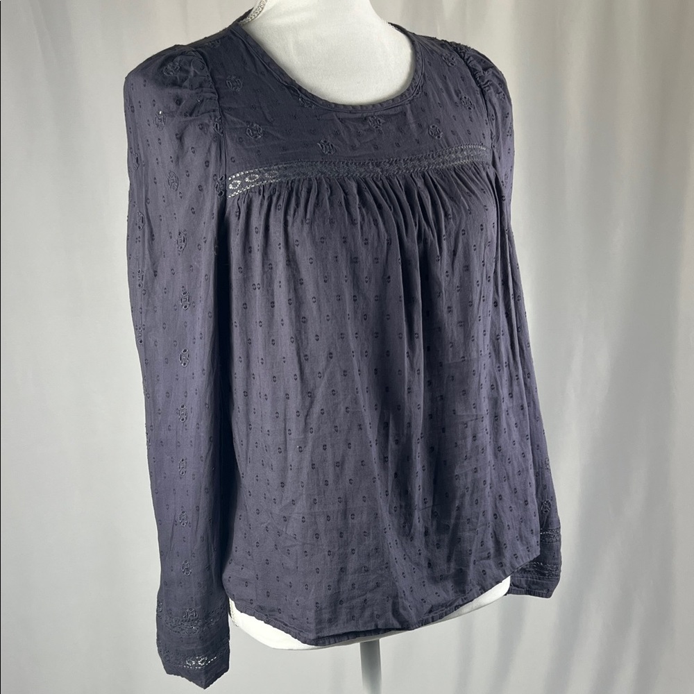 Elegant Women's Purple/Gray Top